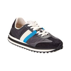 Salvatore Ferragamo Gray and Blue Men's Sneakers
